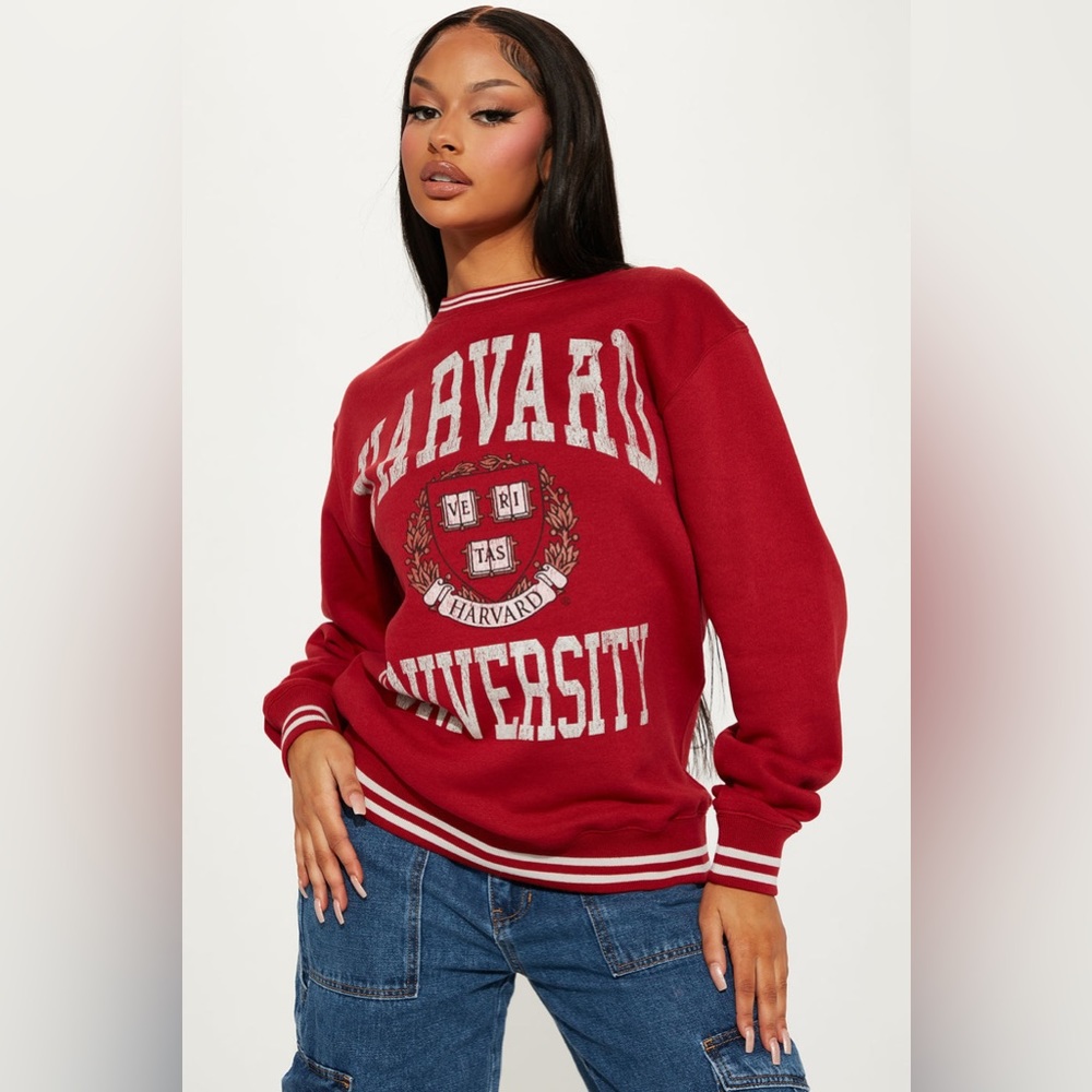 Harvard University sweatshirt